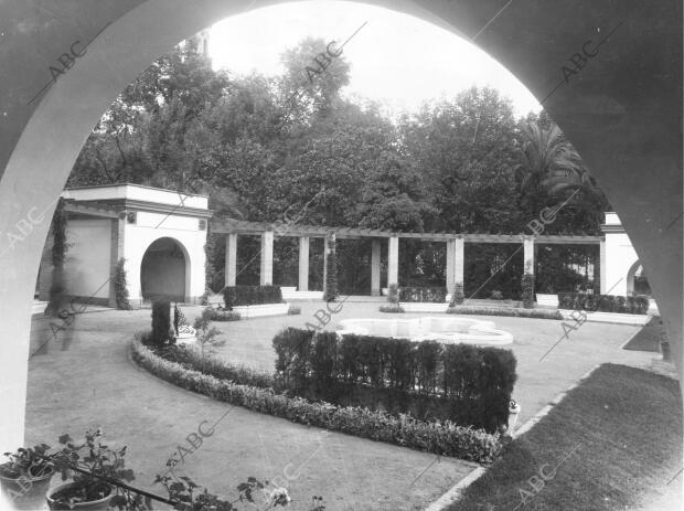 La glorieta de Luca de Tena, en el parque de María Luisa