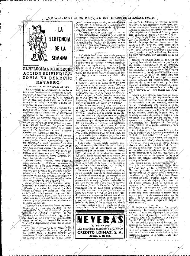 ABC MADRID 13-05-1954 página 22