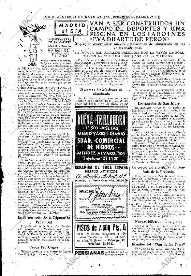 ABC MADRID 13-05-1954 página 33