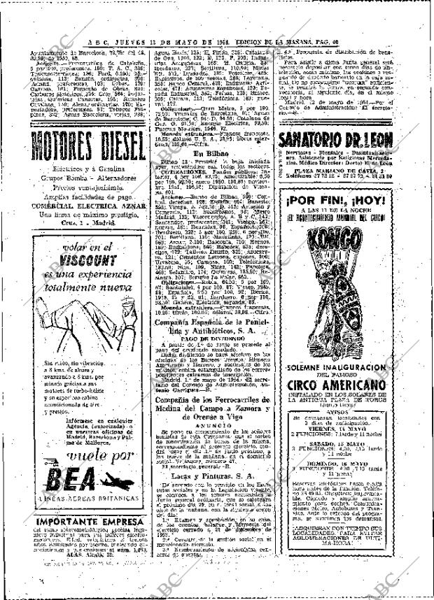 ABC MADRID 13-05-1954 página 38