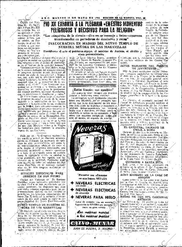 ABC MADRID 18-05-1954 página 38