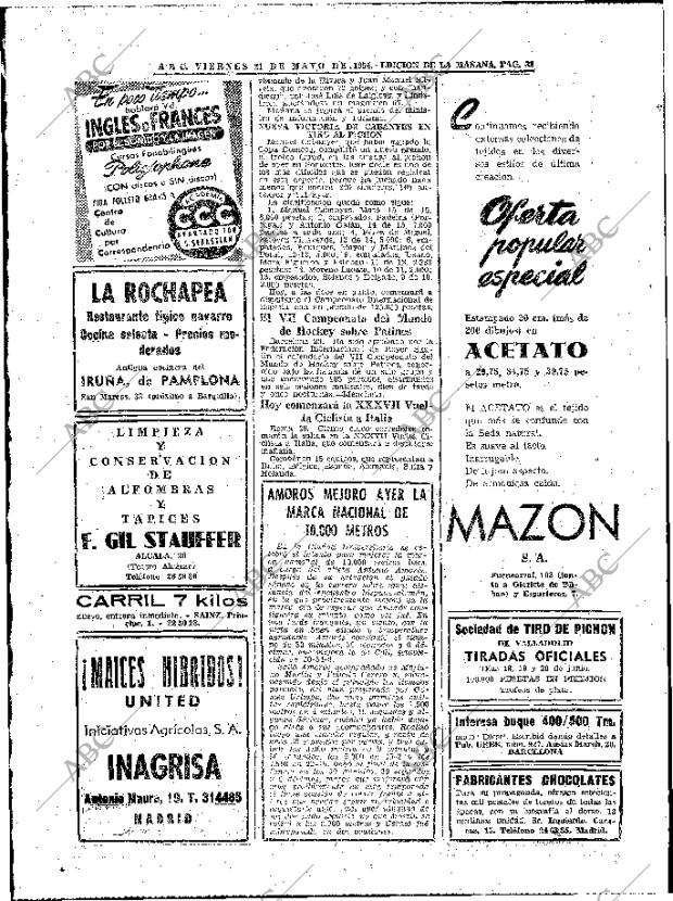 ABC MADRID 21-05-1954 página 32