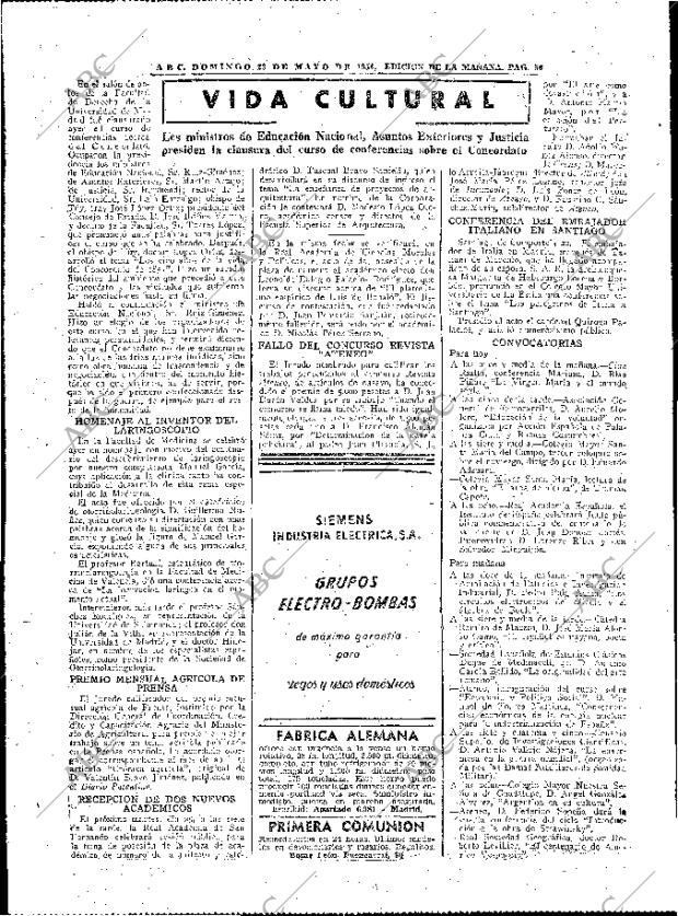 ABC MADRID 23-05-1954 página 56