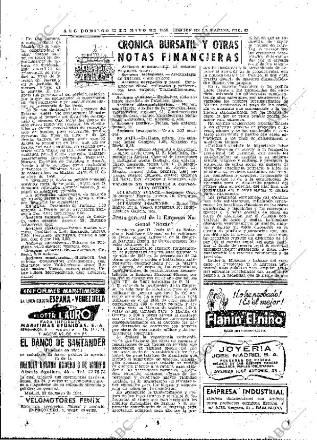 ABC MADRID 23-05-1954 página 63