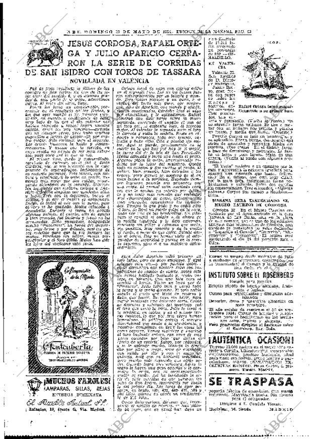 ABC MADRID 23-05-1954 página 65