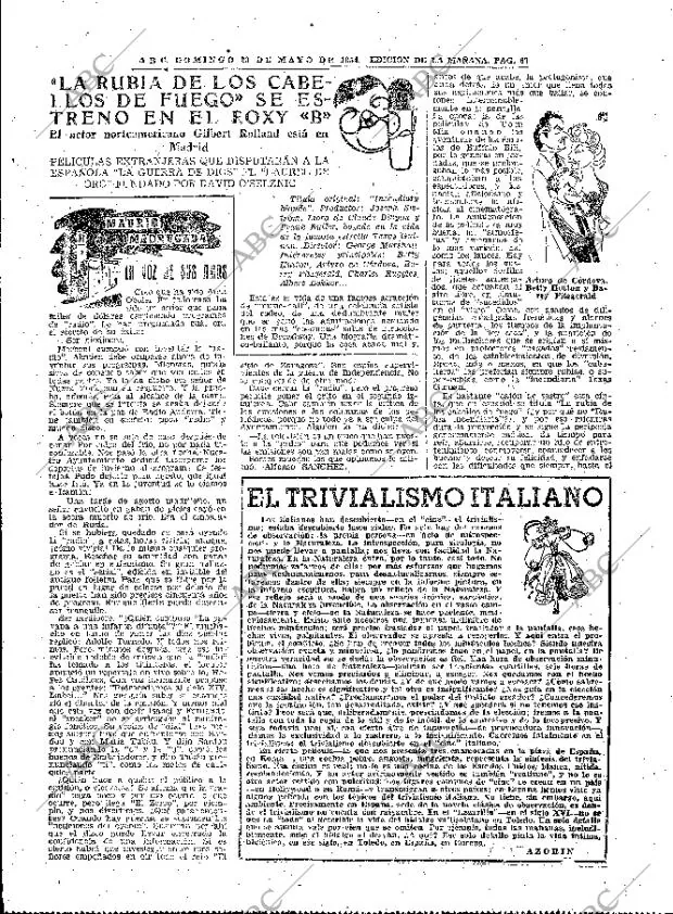 ABC MADRID 23-05-1954 página 67