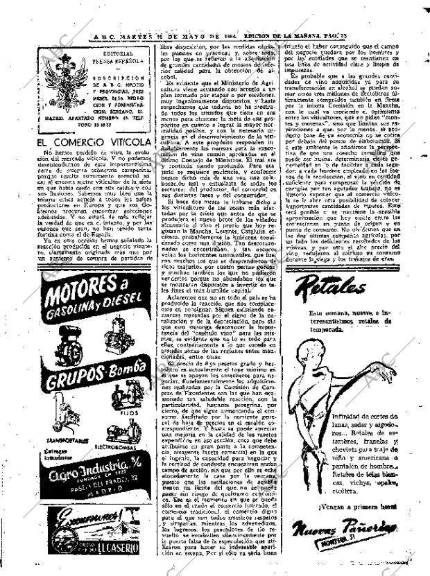 ABC MADRID 25-05-1954 página 32