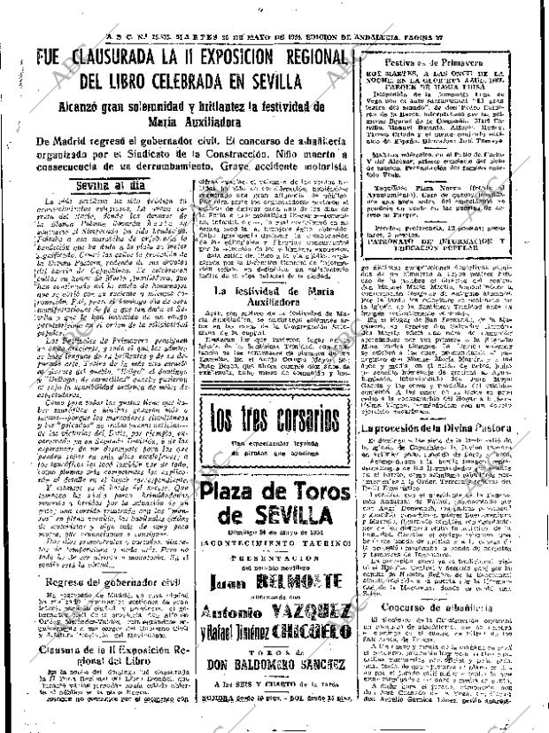 ABC SEVILLA 25-05-1954 página 27