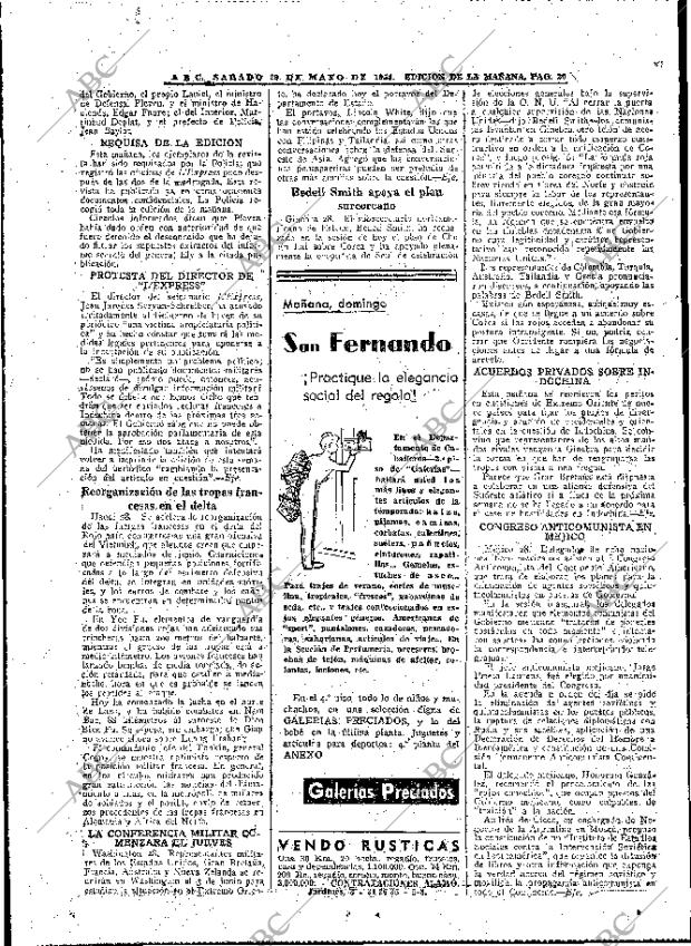 ABC MADRID 29-05-1954 página 20