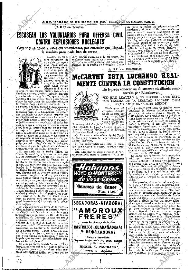 ABC MADRID 29-05-1954 página 21