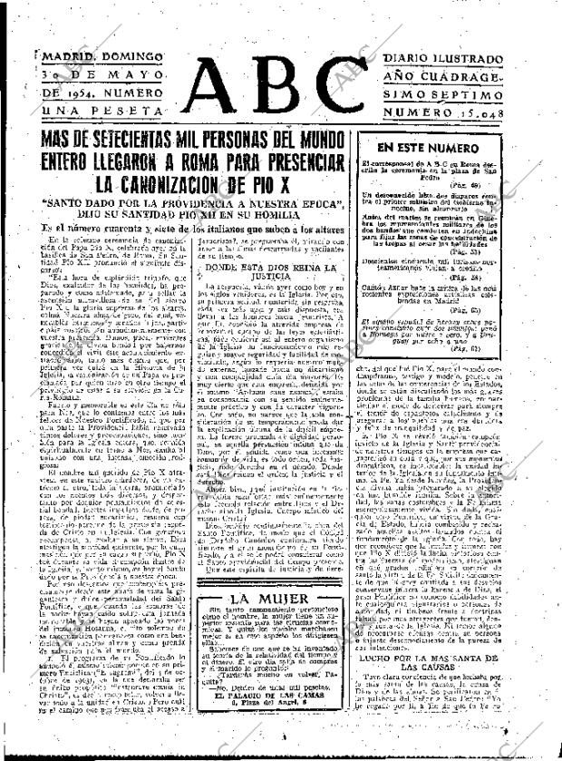 ABC MADRID 30-05-1954 página 45