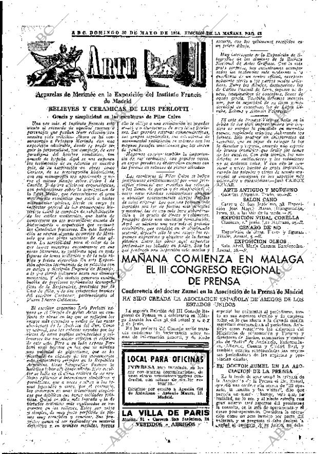 ABC MADRID 30-05-1954 página 63