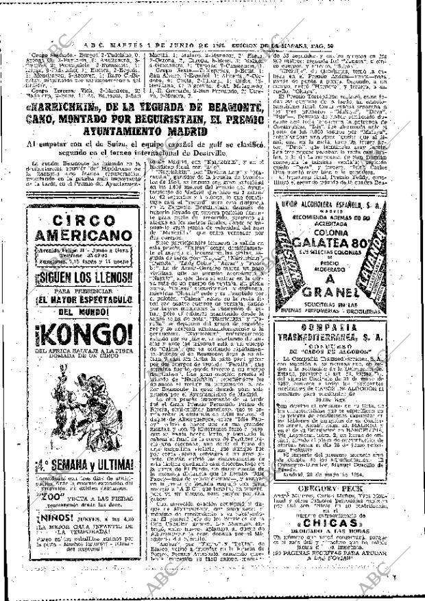 ABC MADRID 01-06-1954 página 50