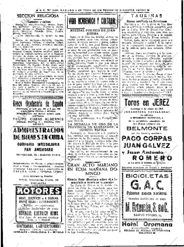 ABC SEVILLA 05-06-1954 página 16