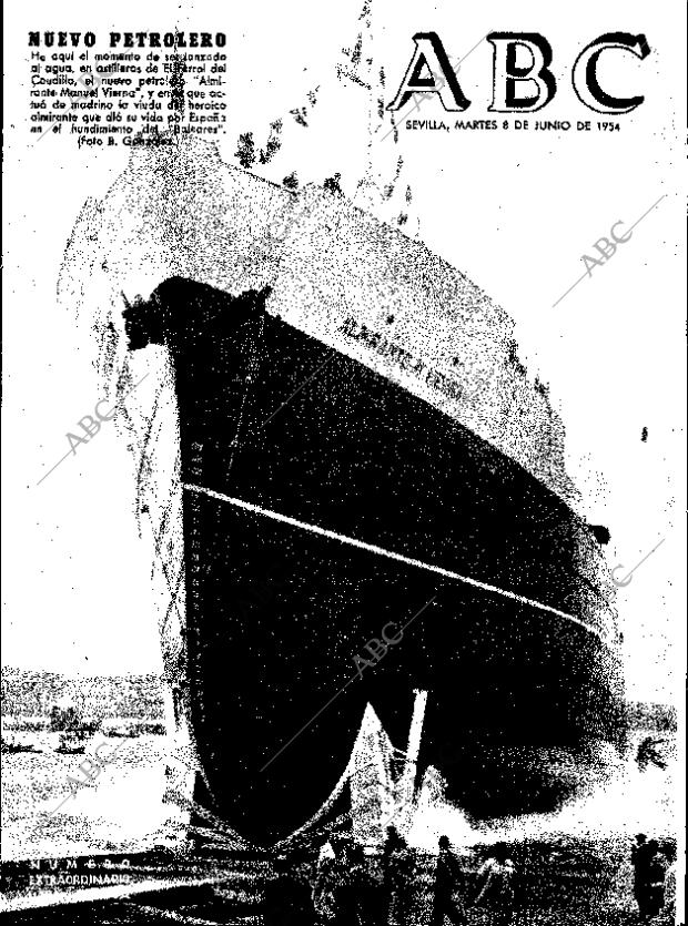 ABC SEVILLA 08-06-1954 página 1