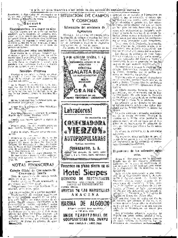 ABC SEVILLA 08-06-1954 página 28