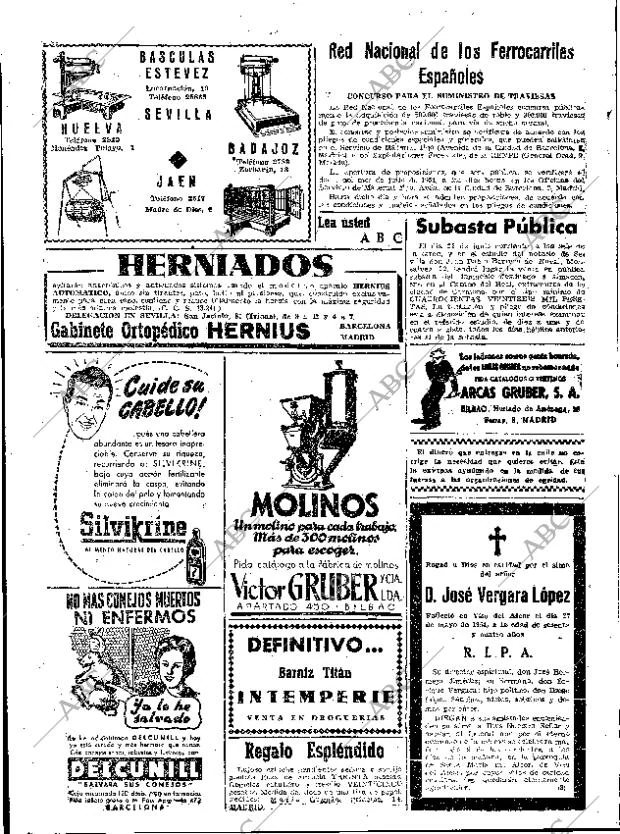 ABC SEVILLA 08-06-1954 página 40