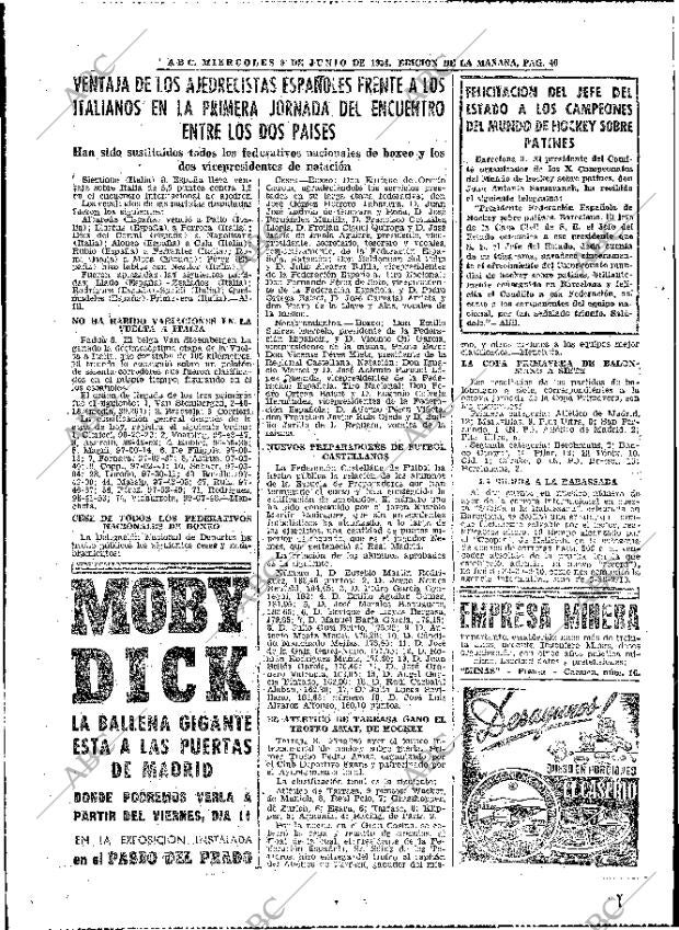 ABC MADRID 09-06-1954 página 40
