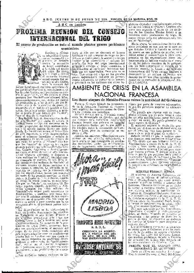 ABC MADRID 10-06-1954 página 25