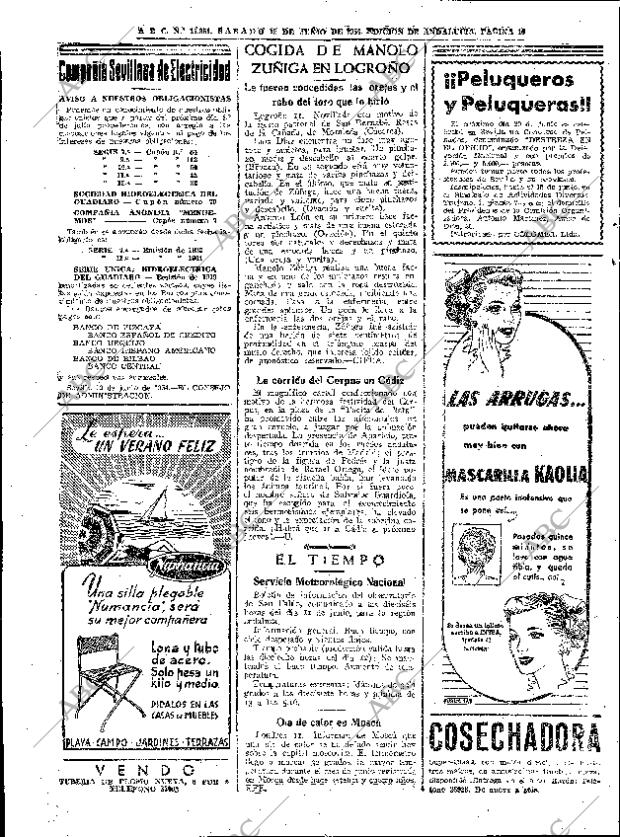 ABC SEVILLA 12-06-1954 página 16