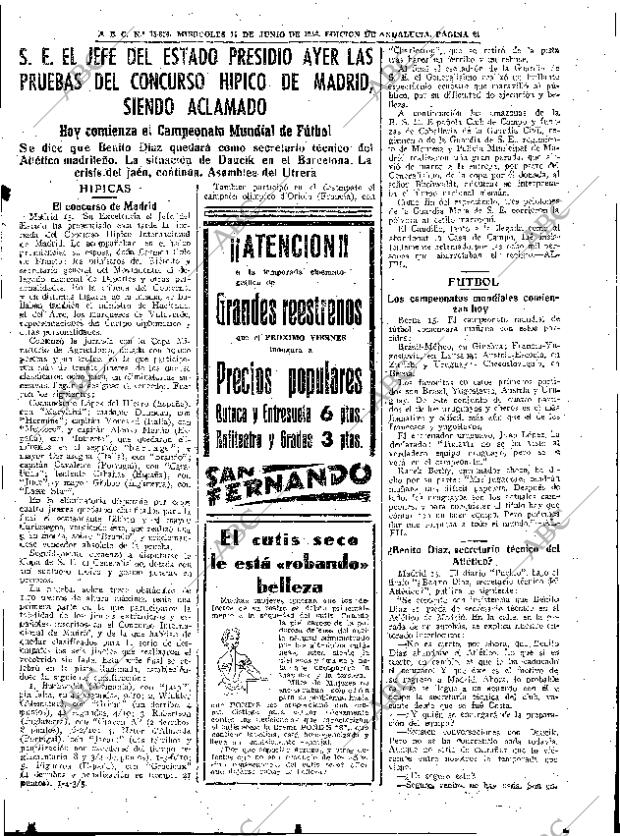 ABC SEVILLA 16-06-1954 página 21