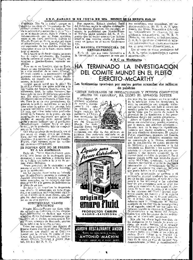 ABC MADRID 19-06-1954 página 18