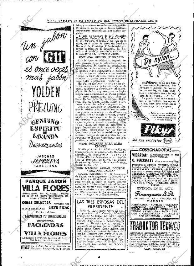 ABC MADRID 19-06-1954 página 22