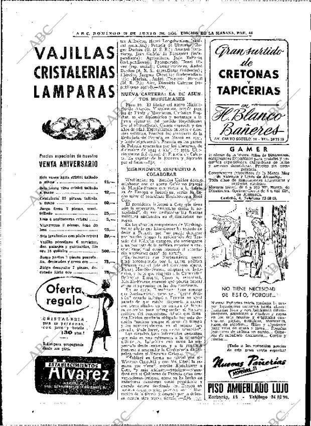 ABC MADRID 20-06-1954 página 46