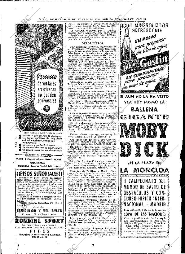 ABC MADRID 20-06-1954 página 52