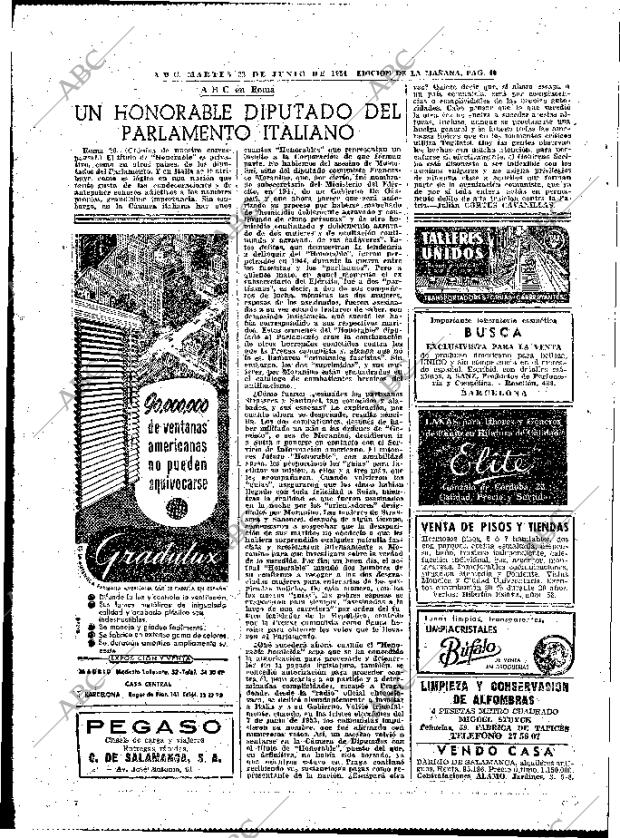 ABC MADRID 22-06-1954 página 40