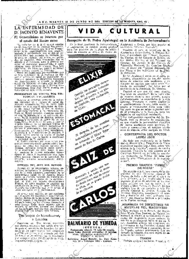 ABC MADRID 22-06-1954 página 42