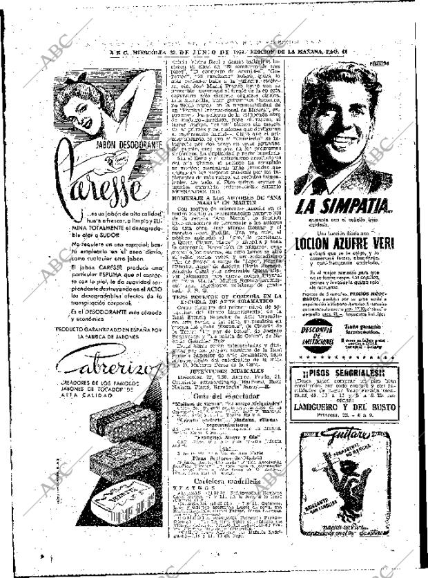 ABC MADRID 23-06-1954 página 42