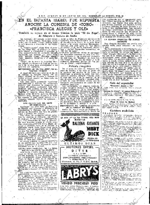 ABC MADRID 24-06-1954 página 41