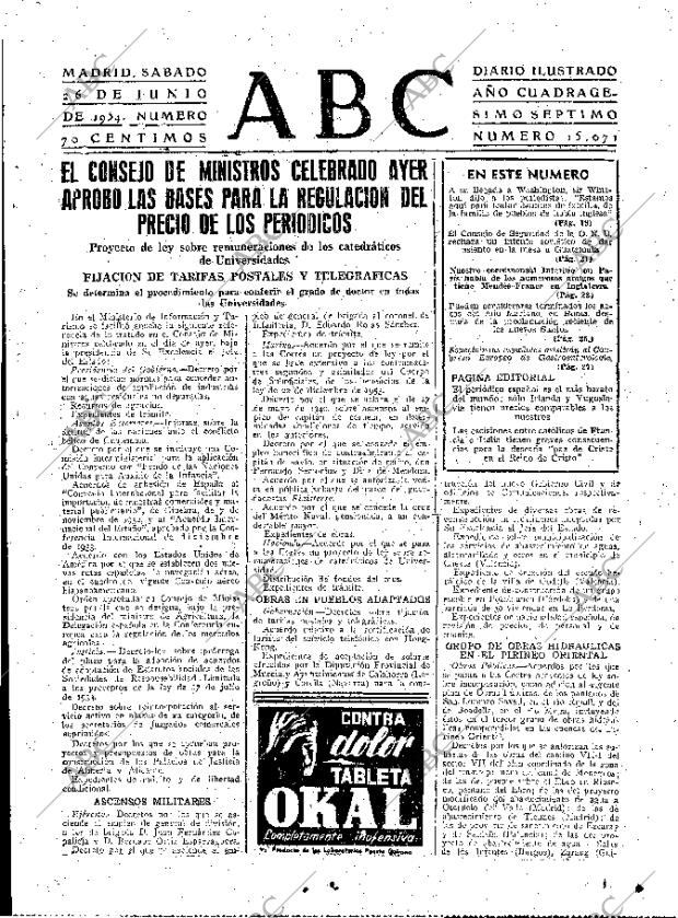 ABC MADRID 26-06-1954 página 15