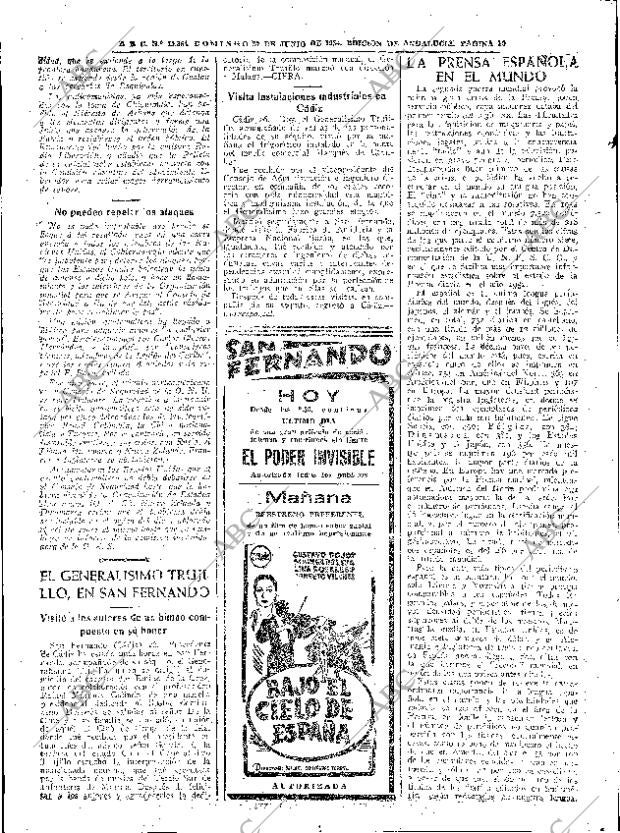 ABC SEVILLA 27-06-1954 página 20
