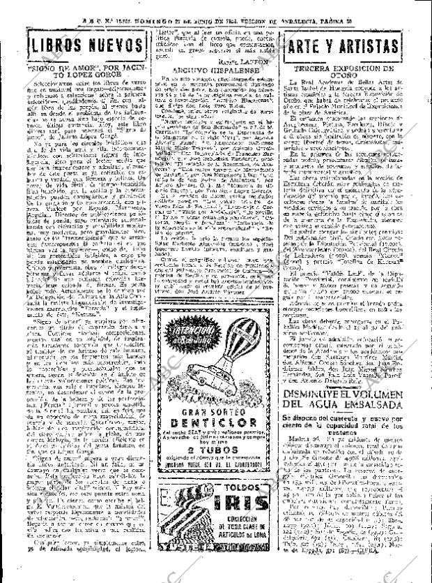 ABC SEVILLA 27-06-1954 página 30