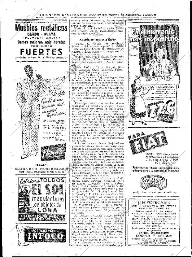 ABC SEVILLA 27-06-1954 página 36