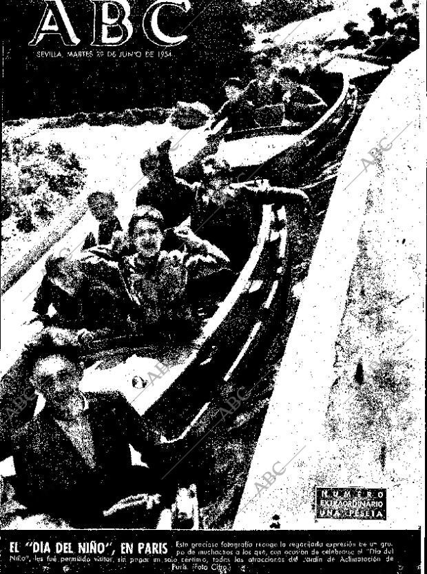 ABC SEVILLA 29-06-1954 página 1