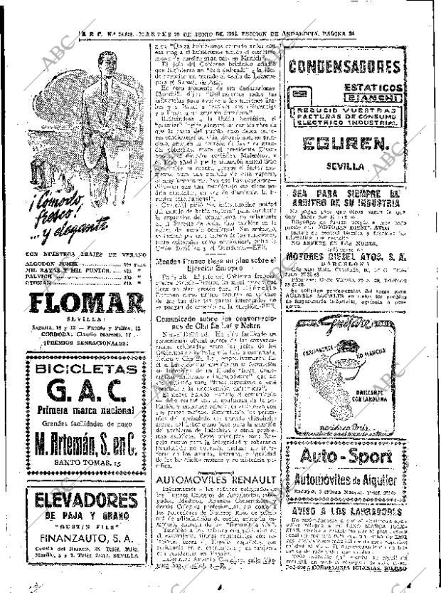 ABC SEVILLA 29-06-1954 página 24
