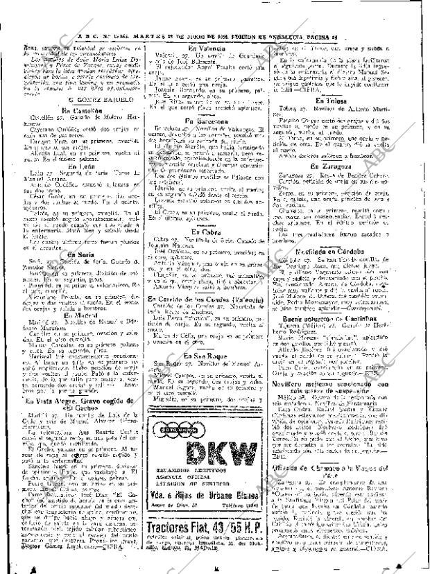 ABC SEVILLA 29-06-1954 página 34