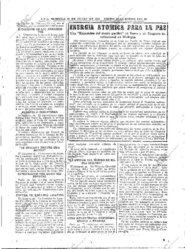 ABC MADRID 30-06-1954 página 19