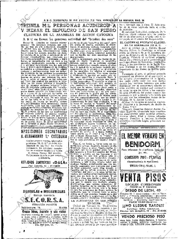 ABC MADRID 30-06-1954 página 20