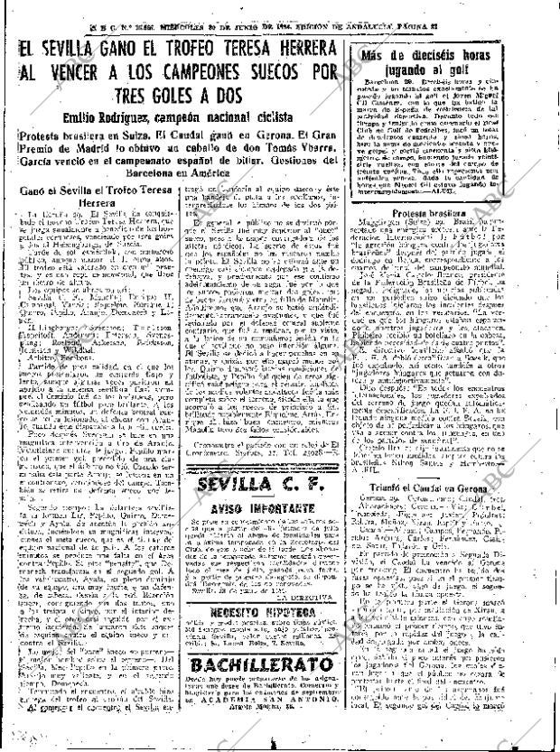 ABC SEVILLA 30-06-1954 página 21
