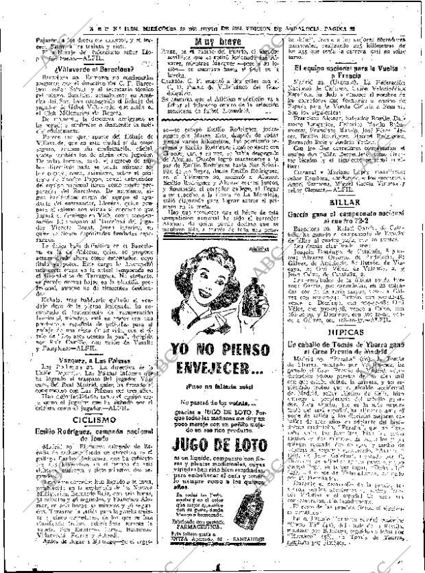 ABC SEVILLA 30-06-1954 página 22