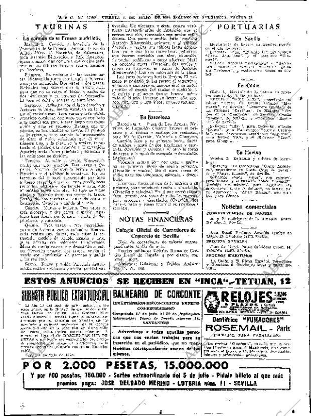 ABC SEVILLA 02-07-1954 página 28