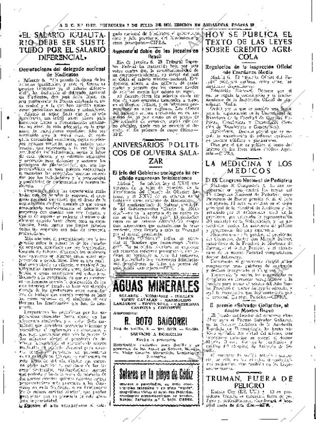 ABC SEVILLA 07-07-1954 página 19