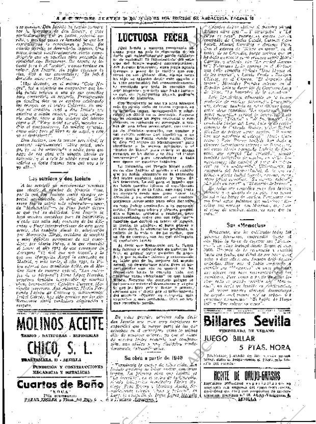 ABC SEVILLA 15-07-1954 página 16