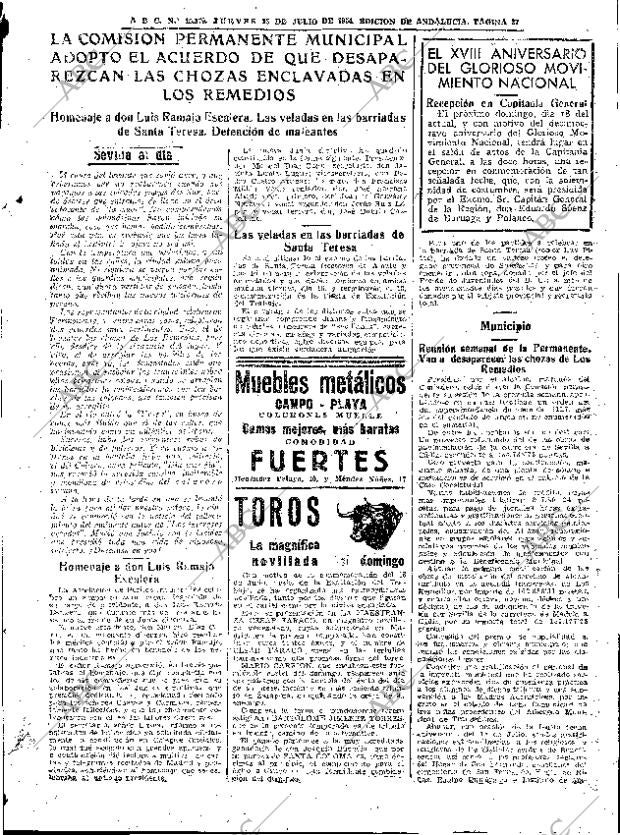ABC SEVILLA 15-07-1954 página 27