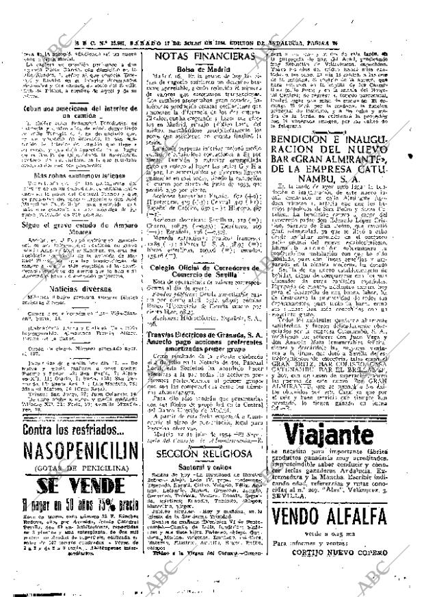 ABC SEVILLA 17-07-1954 página 24