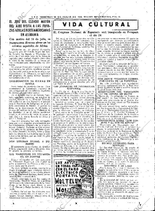 ABC MADRID 21-07-1954 página 21